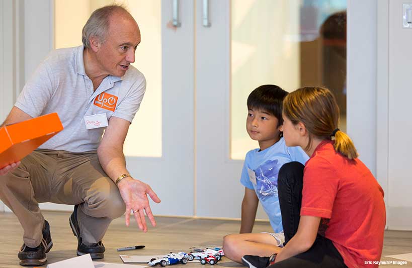 Andrew Gaule, GE Ventures Andrew Gaule, ACMA, CGMA, chats with participants about what goes into running a Formula 1 race.