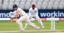 England’s Ollie Pope, in action in the third test between England and the West Indies at Emirates Old Trafford in Manchester, UK, in July, as matches resumed behind closed doors following the outbreak of the coronavirus disease.