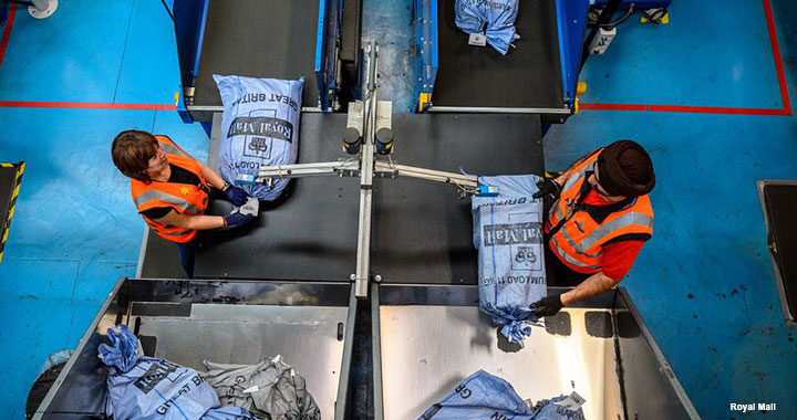 Royal Mail, the UK’s largest letter and parcel carrier, employs 159,000 people.